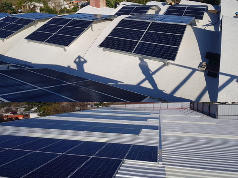 Travaux de raccordement au réseau de 185 kW en Uruguay